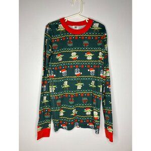 Star Wars Kids Christmas Pajama Top Organic Cotton Size 12 Long Sleeve
